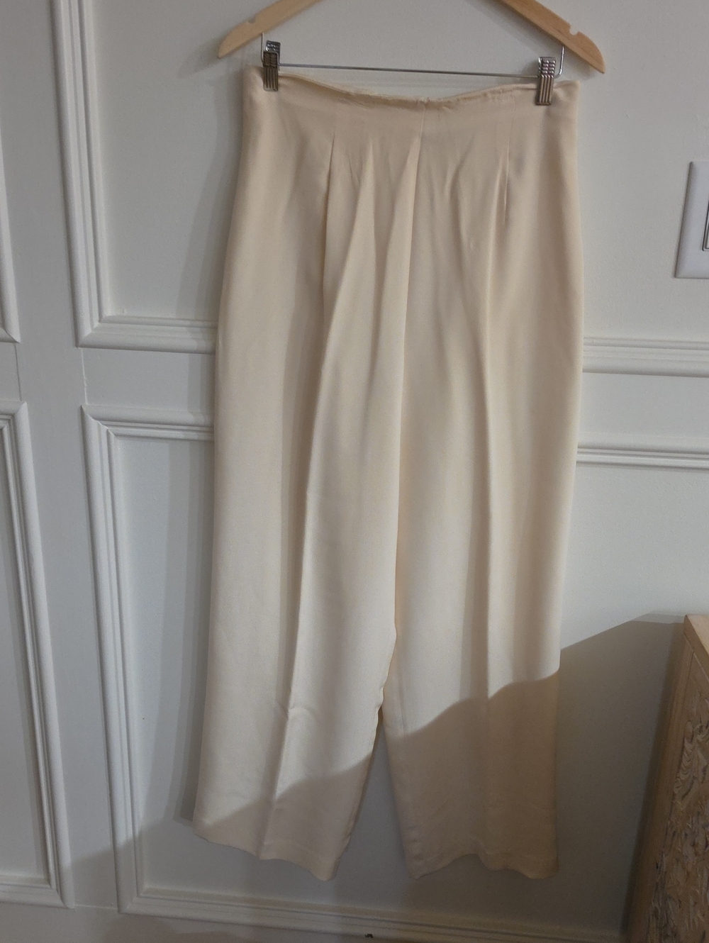 INC International Concepts Cream Wide-Leg Palazzo Pants
